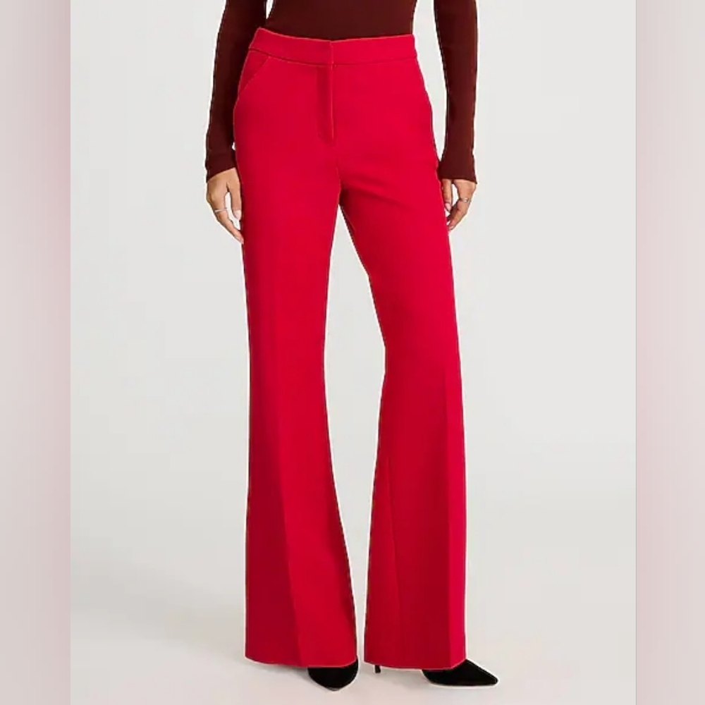 Editor Signature Stretch High Waisted Flare Trouser